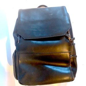 Black Leather Backpack - Atlas Supply Co.